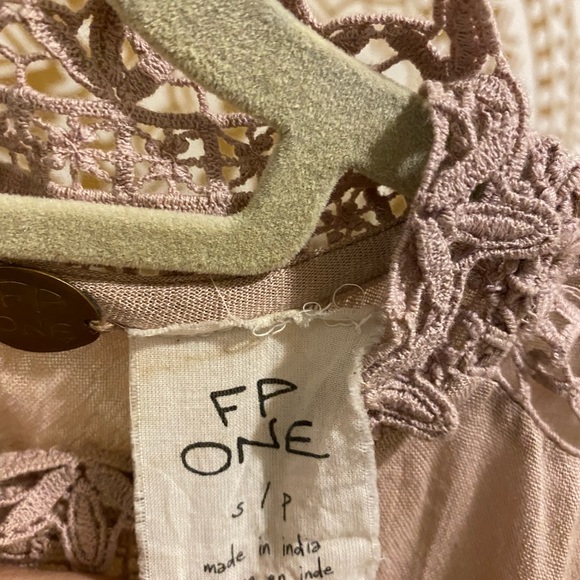 Free People size small blush long sleeve dress - Picture 6 of 6